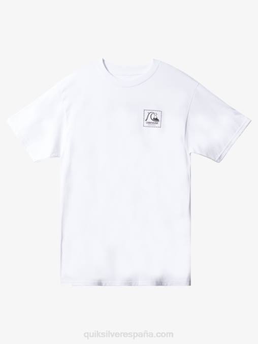 blanco natas acción ahora camiseta D6T4D1658 hombres Quiksilver