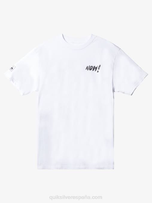 blanco natas ahora camiseta D6T4D1656 hombres Quiksilver
