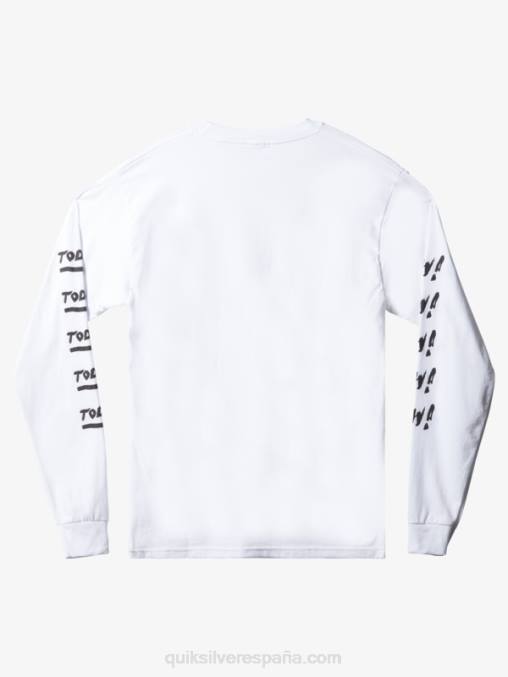 blanco natas ahora camiseta de manga larga D6T4D1634 hombres Quiksilver
