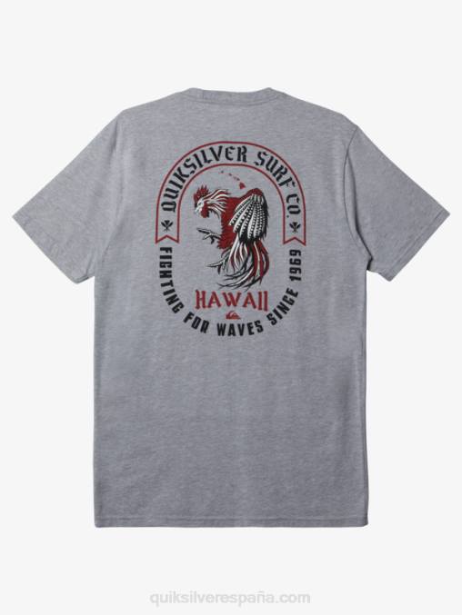 brezo atlético hawaii gallo real camiseta D6T4D673 hombres Quiksilver