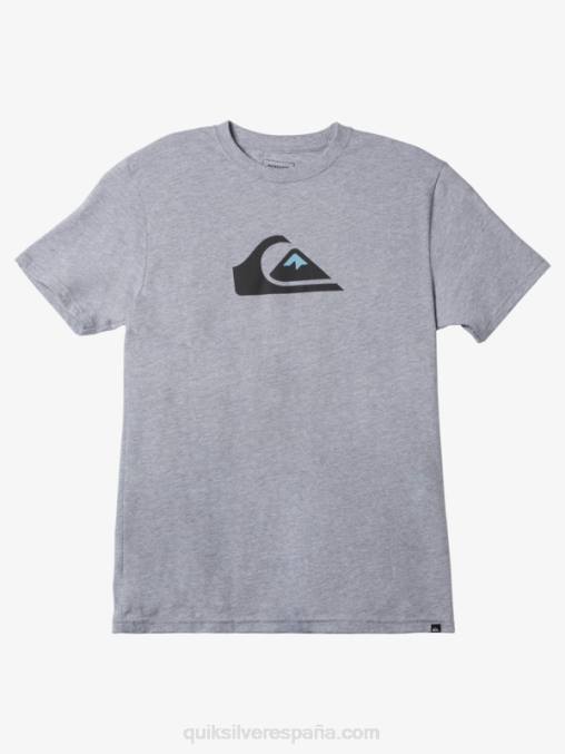 brezo atlético playera con logo de comp D6T4D191 hombres Quiksilver