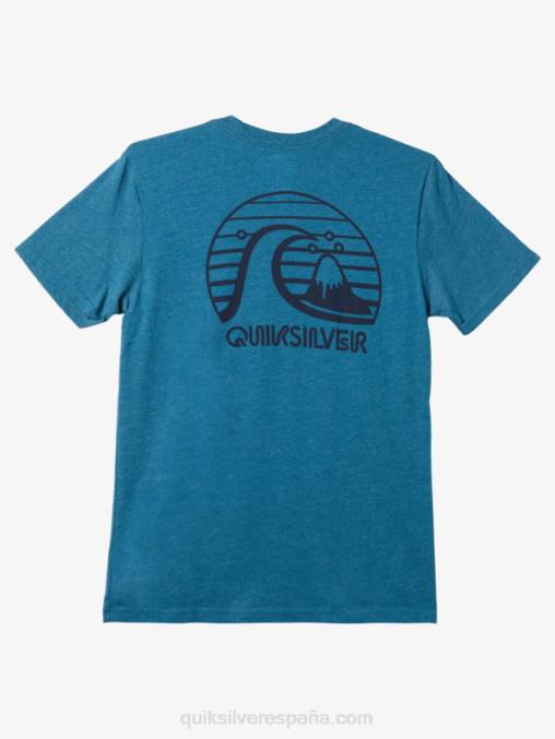 brezo azul marroquí camiseta mod de movimiento audaz D6T4D1139 hombres Quiksilver