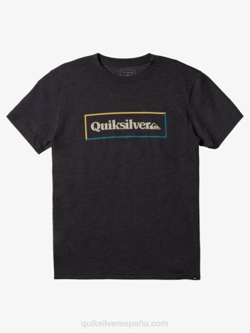 brezo de carbón camiseta con mod de bloqueo simple D6T4D1166 hombres Quiksilver