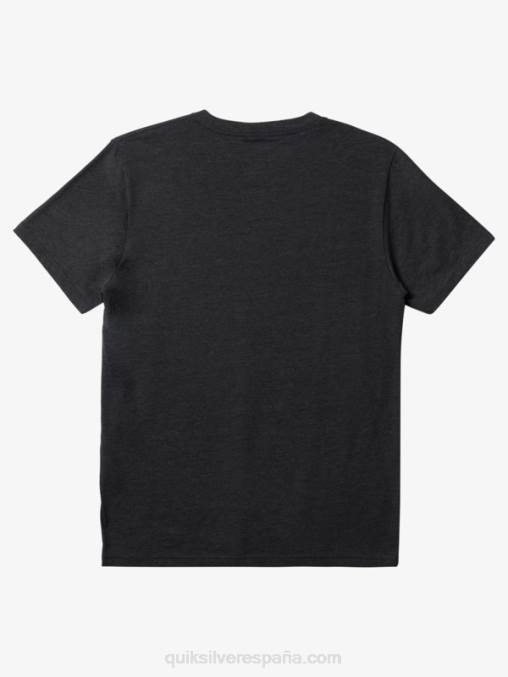 brezo de carbón camiseta de bloqueo central D6T4D159 hombres Quiksilver
