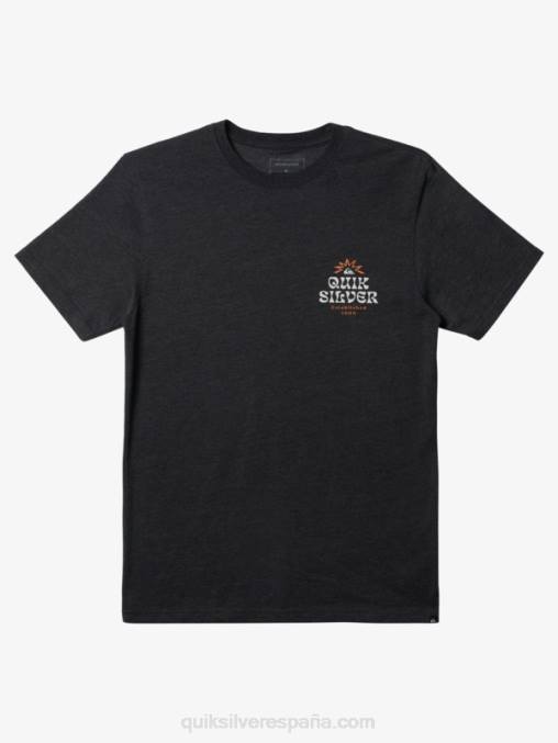 brezo de carbón camiseta enmarcada D6T4D183 hombres Quiksilver