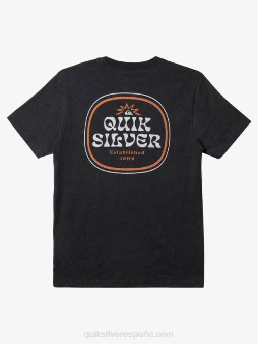 brezo de carbón camiseta enmarcada D6T4D183 hombres Quiksilver