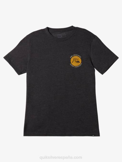 brezo de carbón camiseta estampada D6T4D411 hombres Quiksilver