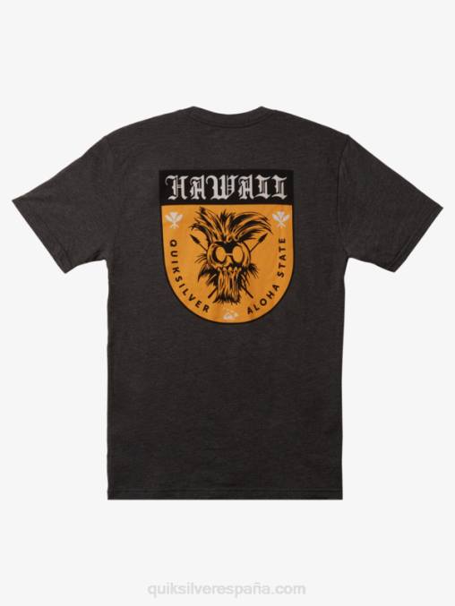 brezo de carbón camiseta hawaii ikaika escudo D6T4D1006 hombres Quiksilver