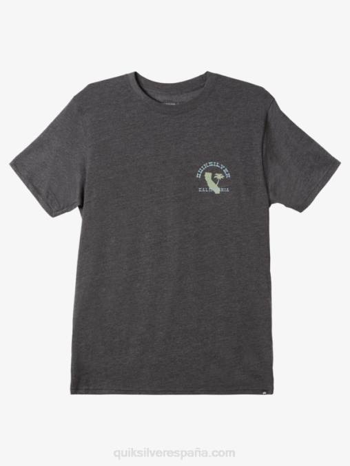 brezo de carbón camiseta icónica del oeste de california D6T4D1229 hombres Quiksilver