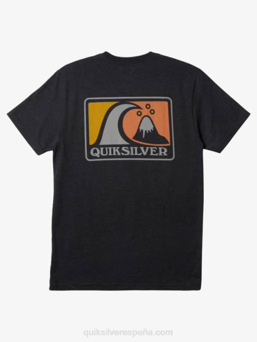 brezo de carbón camiseta mod burbuja suave D6T4D426 hombres Quiksilver