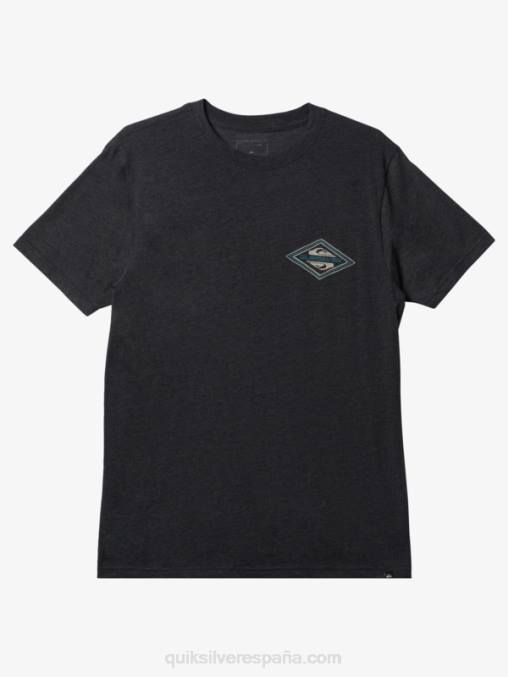 brezo de carbón playera mod con logo invertido D6T4D1199 hombres Quiksilver