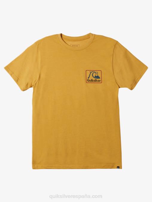 brezo dorado brillante camiseta cuadrada biz mod D6T4D1190 hombres Quiksilver