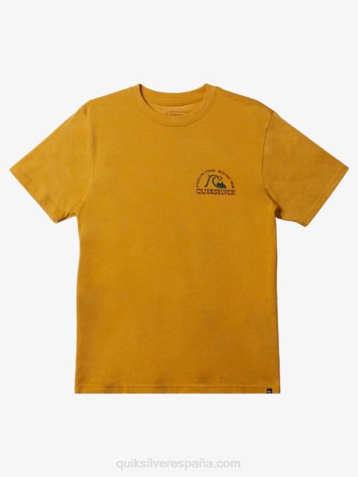 brezo dorado brillante camiseta nueva toma mod D6T4D1073 hombres Quiksilver