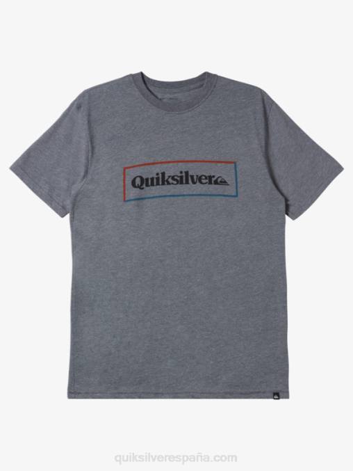 brezo gris medio camiseta con mod de bloqueo simple D6T4D1165 hombres Quiksilver