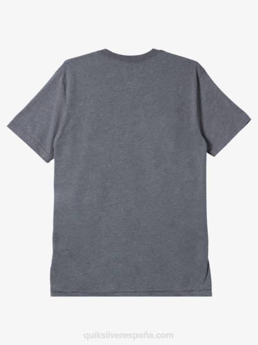 brezo gris medio camiseta con mod de bloqueo simple D6T4D1165 hombres Quiksilver