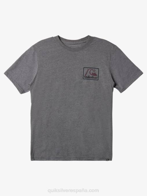 brezo gris medio camiseta cuadrada biz mod D6T4D1191 hombres Quiksilver