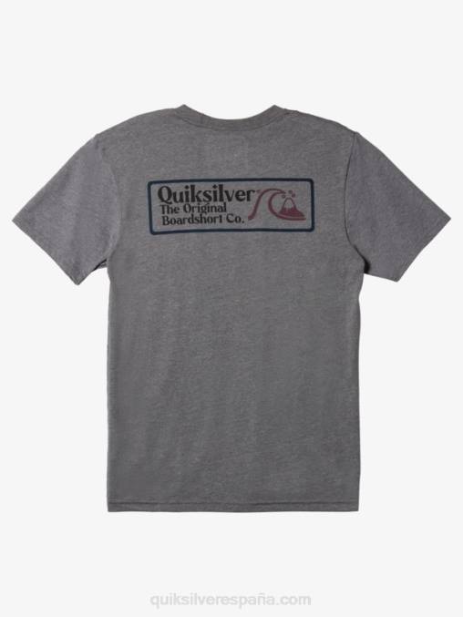 brezo gris medio camiseta cuadrada biz mod D6T4D1191 hombres Quiksilver