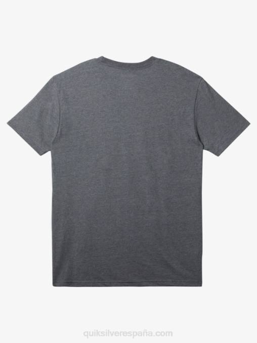 brezo gris medio camiseta de bloqueo central D6T4D160 hombres Quiksilver