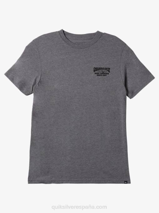 brezo gris medio camiseta mod de bloqueo D6T4D528 hombres Quiksilver