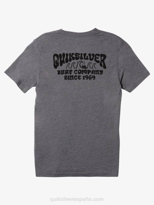 brezo gris medio camiseta mod de bloqueo D6T4D528 hombres Quiksilver