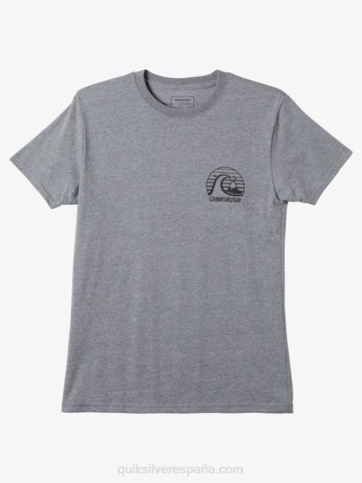 brezo gris medio camiseta mod de movimiento audaz D6T4D1138 hombres Quiksilver