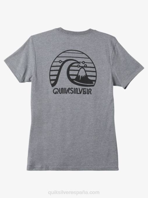 brezo gris medio camiseta mod de movimiento audaz D6T4D1138 hombres Quiksilver
