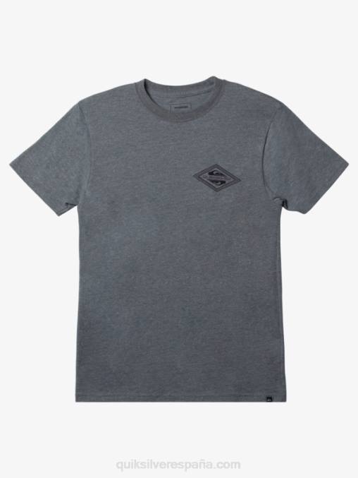 brezo gris medio playera mod con logo invertido D6T4D1198 hombres Quiksilver