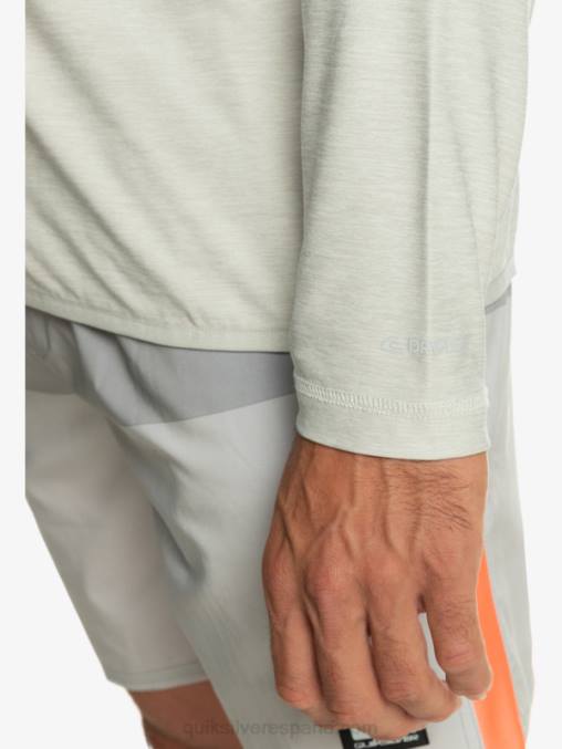 brezo gris violeta camiseta de manga larga de corredor de la costa D6T4D1347 hombres Quiksilver