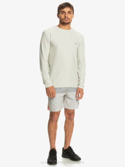 brezo gris violeta camiseta de manga larga de corredor de la costa D6T4D1347 hombres Quiksilver