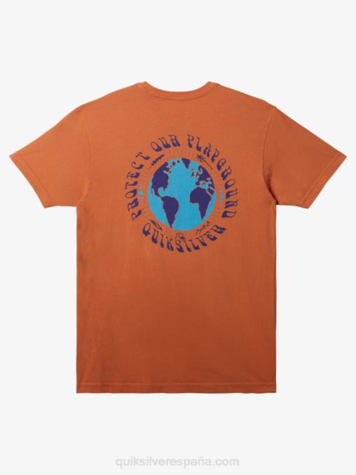bronceado cobre proteger nuestra camiseta del patio de recreo D6T4D295 hombres Quiksilver