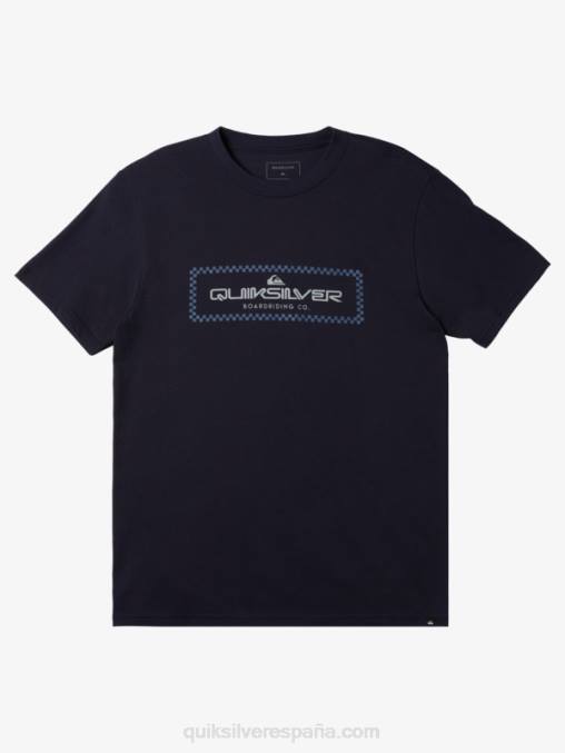 chaqueta azul marino camiseta a cuadros lluvia D6T4D508 hombres Quiksilver