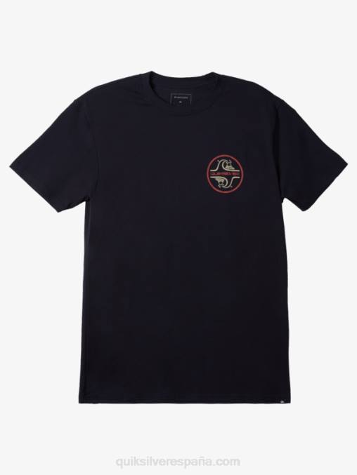 chaqueta azul marino camiseta con motivo de burbujas D6T4D1025 hombres Quiksilver