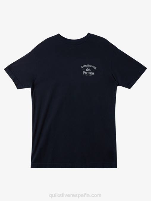 chaqueta azul marino camiseta de encierro D6T4D1 hombres Quiksilver x Pacifico