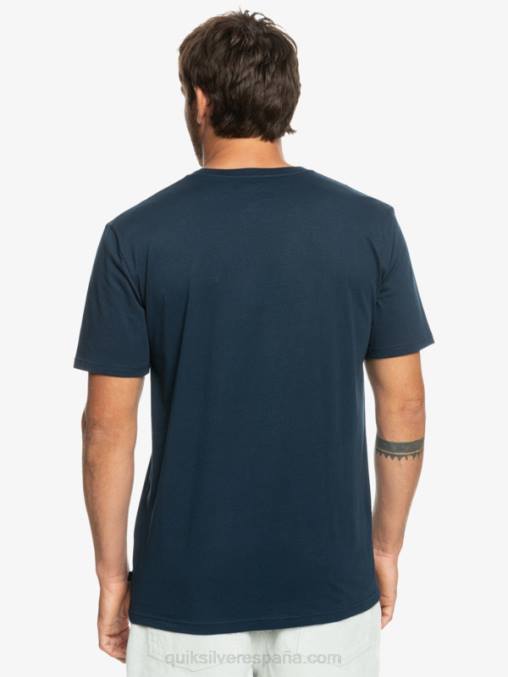 chaqueta azul marino camiseta surfadelica rayas bolsillo D6T4D1064 hombres Quiksilver