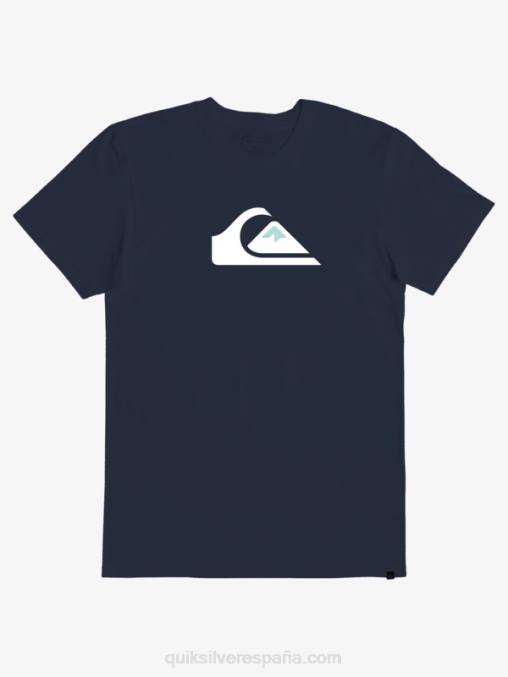 chaqueta azul marino playera con logo de comp D6T4D1382 hombres Quiksilver