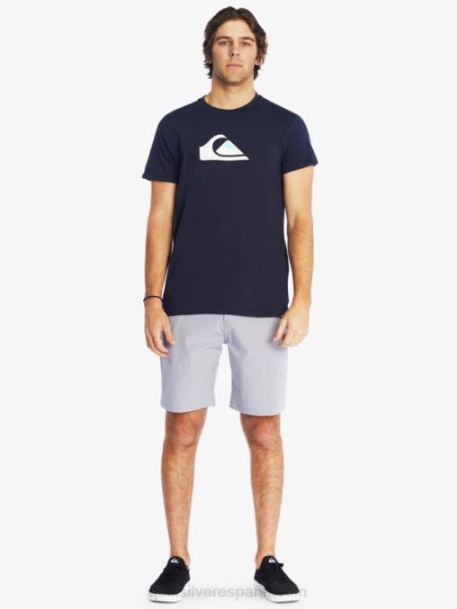 chaqueta azul marino playera con logo de comp D6T4D1382 hombres Quiksilver