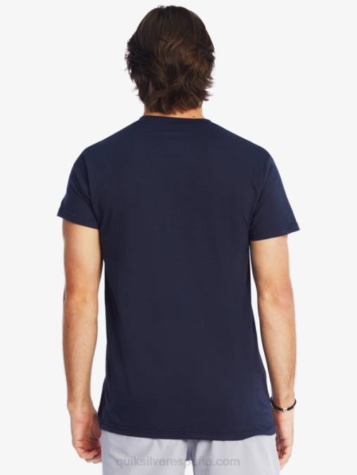 chaqueta azul marino playera con logo de comp D6T4D1382 hombres Quiksilver