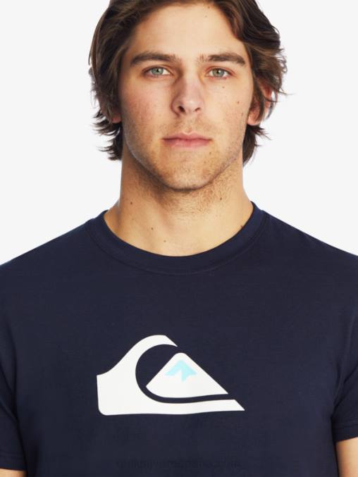 chaqueta azul marino playera con logo de comp D6T4D1382 hombres Quiksilver