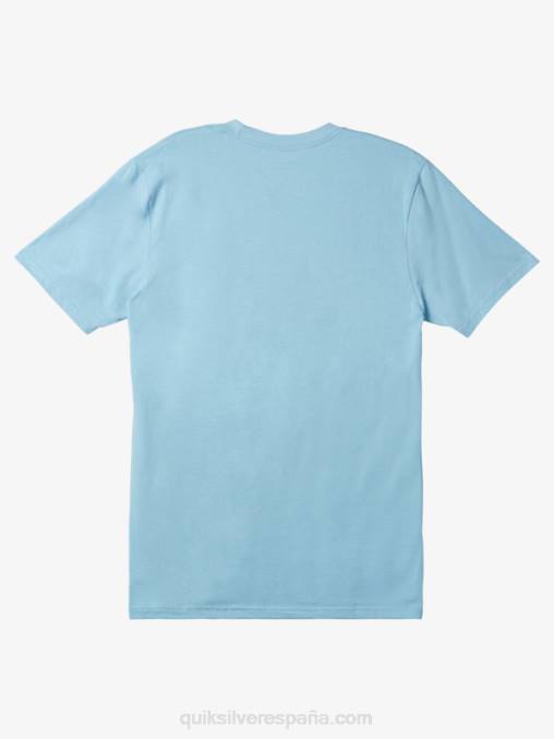 cielo azul playera con logo de comp D6T4D197 hombres Quiksilver
