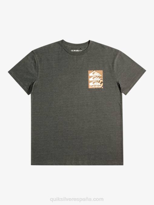 fantasma camiseta con motivo deformado D6T4D1014 hombres Quiksilver