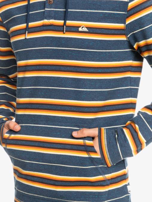 insignia última oportunidad raya última oportunidad camiseta de manga larga con capucha D6T4D1862 hombres Quiksilver