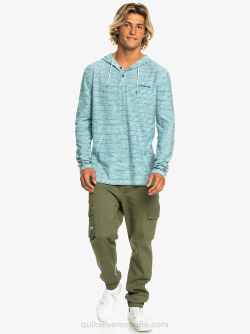 kentin celestial camiseta de manga larga con capucha D6T4D1354 hombres Quiksilver