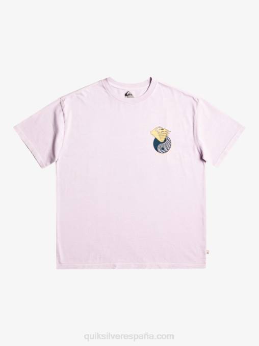 lila pastel ahí fuera camiseta D6T4D1168 hombres Quiksilver