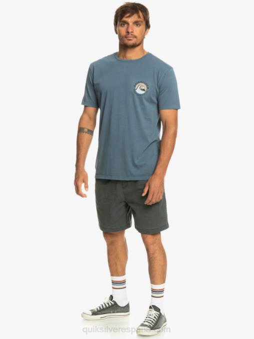 mar de bering camiseta con sello de burbuja qs D6T4D1158 hombres Quiksilver