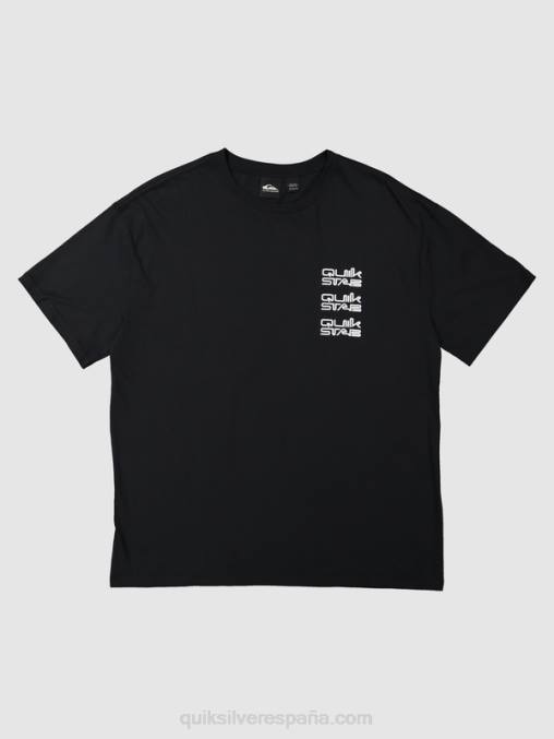 negro camiseta D6T4D1667 hombres Quiksilver x Stab