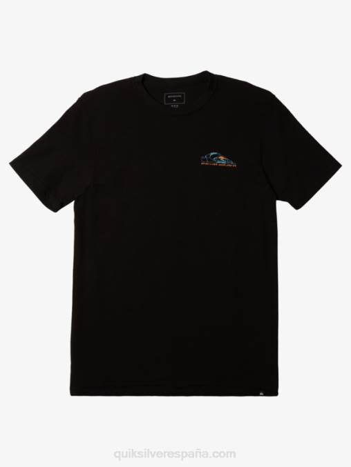 negro camiseta D6T4D575 hombres Quiksilver