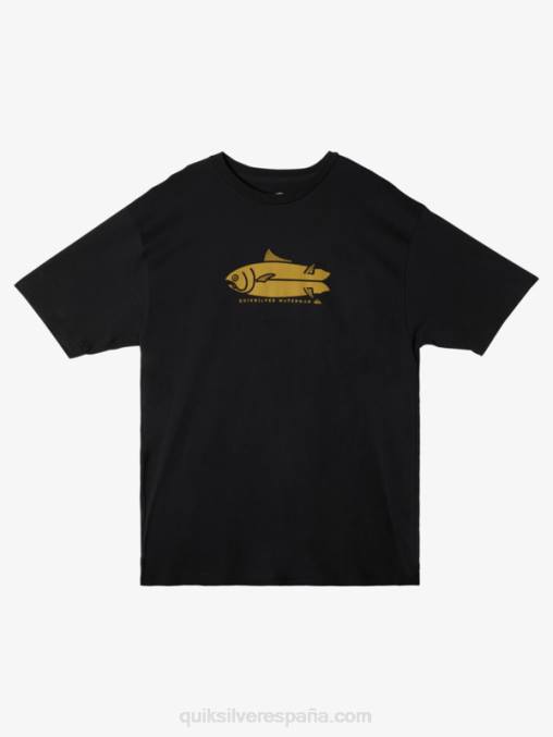 negro camiseta cuentos de peces waterman D6T4D58 hombres Quiksilver