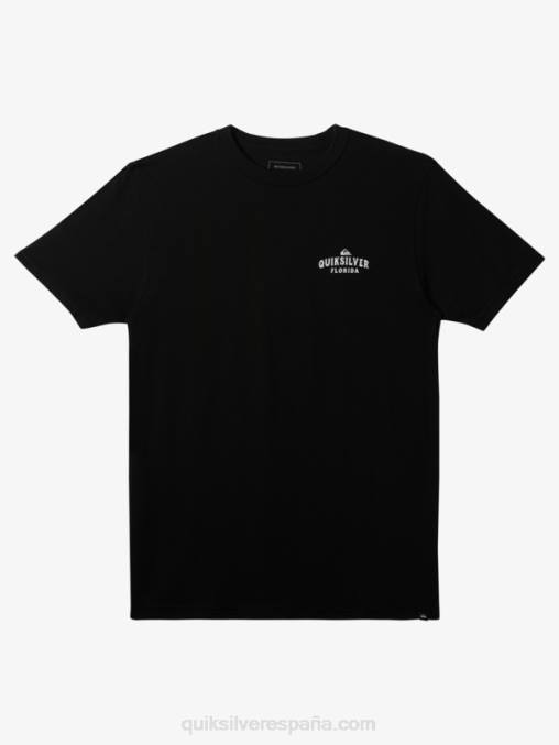 negro camiseta de costa a costa de florida D6T4D235 hombres Quiksilver