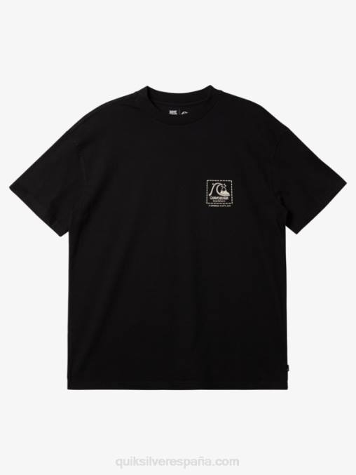negro camiseta de lona en blanco de gregg kaplan D6T4D1374 hombres Quiksilver