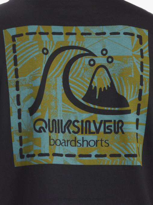 negro camiseta de lona en blanco de gregg kaplan D6T4D1374 hombres Quiksilver